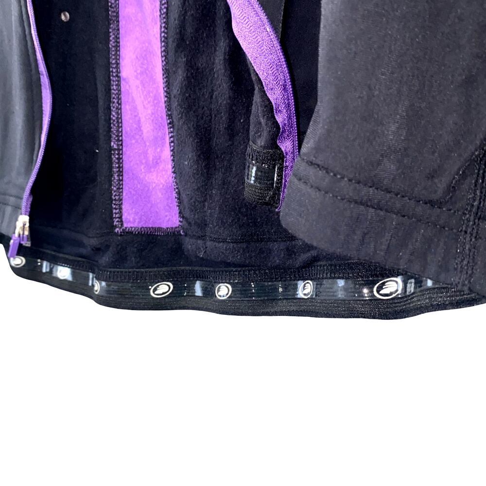 Women's Bicycle Performance Purple & Black Softshell Cycling Jacket Size M - Picture 5 of 9